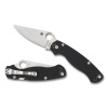 Spyderco Para Military 2 G-10 black plainedge C81GP2