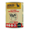 IRONpet Gold Cat Hovädzia krájaná svalovina - výběrová konzerva 400 g
