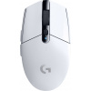 Logitech Gaming G305 optická herní myš, přenos bezdrátový, 6 tlačítko, 12000 dpi, bílá