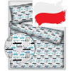 Posteľné obliečky - Posteľná súprava STYL-TEX 100cm x 135 40x60cm (Detská podstielka 100x135 automobilov)
