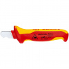 Nůž na odizolování kabelů, izolovaný 1000V, čepel 28 mm - KNIPEX 98 53 03