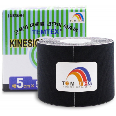 Tejp TEMTEX tape Classic čierny 5 cm (8809095690071)