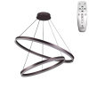 NEDES J4311/BR Závesné LED svietidlo 100W, 3000K-6500K, 6500lm, IP20, diaľkový ovládač, stmievanie, hnedá