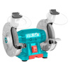 TOTAL brúska stolová dvojkotúčová, 150 W, 150 mm, industrial TBG15015