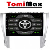 TomiMax Toyota Camry Android 14 autorádio s WIFI, GPS, USB, BT HW výbava: 8 Core 4GB+64GB PX HIGH