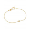 ANIA HAIE BAU006-01YG White Sapphire Bracelet Ladies Gold 14K