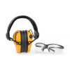 Sluchátka RealHunter Aktivní Pro Oranžové + Brýle