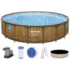 BESTWAY Power Steel Swim Vista Bazénový set 549 x 122 cm, kartušová filtrácia 56977