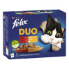 Purina Kapsičky pre mačky Felix DUO hovädzie, hydinové, pečeň, jahňacie 12 x 85