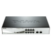 D-Link DGS-1210-08P sieťový prepínač Riadený L2 Gigabit Ethernet (10/100/1000) Podpora napájania cez Ethernet (PoE) Čierna (DGS-1210-08P)