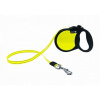 Alcott Visibility 5 m - reflexné automatické vodítko pre psa, neónové, M