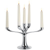 Philippi Svícen na kónickou svíčku CANDELABRA 30 cm, strieborná