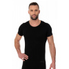 BRUBECK Pánske tričko 00990A black XL