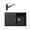 Blanco Set drezu Metra 45 S a batérie Kano S, čierna/čierna SET 09-D 25 KANO-S cer