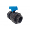 PVC guľový dvojcestný ventil, Plimex - D 90mm