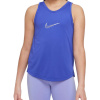 Nike Dri-Fit One Training Tank - lapis/light thistle - Modrý