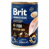 Brit BRIT Premium by nature Ryba s rybou kožou - mokré krmivo pre psov - 400 g