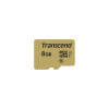 Transcend 8GB microSDHC 500S UHS-I U1 (Class 10) MLC paměťová karta , 95MB/s R, 60MB/s W (s adaptérem) TS8GUSD500S