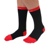 BUSINESS prstové ponožky ToeToe černá/červená