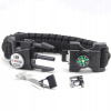 Survival náramok JB Tacticals Paracord náramok SOS JB-ACS-0028-BLK