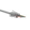 Solarix Univerzální EASY konektor RJ45 CAT6 UTP 8p8c na drát i licnu / 100 ks SXRJ45-6-UTP-EASY