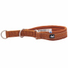 Hurtta Casual Half Choke Collar Eco Cinnamon - polovičný škrtiaci obojok pre psov, vyrobený z recyklovaných materiálov - 35-45