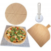 Pečenie kameň woseto kameň 5in1 35 x 35 cm (Žulová pizza kameň 5in1 veľká +zadarmo)