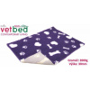 Vetbed protišmyk/Drybed Fialová-motivy 50 x 75 cm