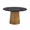 Livetastic JEDÁLENSKÝ STÔL, akácia, čierna, farba akácie, 120/120/76 cm - Stoly - 001630019501