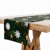Behun na stol - Behúň odtiene zelene 200 x 40 cm (Vianočný behúň na stole 40x200 Green 6881)