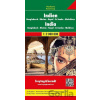 Freytag & Berndt Autokarte Indien Bangladesch Bhutan Nepal Sri Lanka Malediven. India Inde