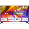 CHiQ L40H7G – FHD LED bezrámčeková Smart televízia s Google TV, 40” (102 cm), čierna, Dolby Audio 8592344204524