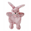 Plyšový zajačik na bábkové divadlo Bunny Sweety Mousse Histoire d’ Ours ružový 25 cm od 0 mes HO3081