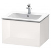 Duravit L-Cube Umývadlová skrinka 40x62x48 cm, 1 zásuvka, lesklá biela LC614002222