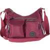Taška cez rameno New Rebels Crincle Topzin Burgundy
