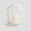 Nábytek PEGAS Zahradní lucerna MODERN HAMPTONS s LED svíčkou 19x21.5 cm 741975