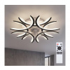 | Brilagi - LED stmievateľný stropný ventilátor LED/70W/230V priemer 76 cm čierny + diaľkový ovládač | WF-OSD-120-BLK