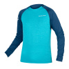 Dres ENDURA SingleTrack L/S modrý - L