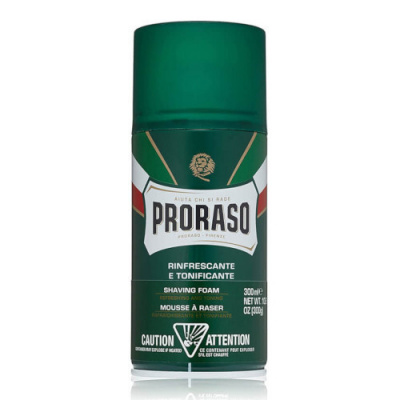 Proraso Green Shaving Foam - Osviežujúci pena na holenie s eukalyptom 300 ml