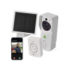 GoSmart domový bezdrôtový batériový videozvonček EMOS IP-09D s WiFi a solárnym panelom