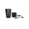 Lechuza geobra Kvetináč Lechuza Cubico all-in-one set Farba: hnedá, Veľkosť: 50 (50 x 50 / 94 cm)