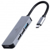 GEMBIRD 4portový USB hub s konektorem typu C – 1× USB 3.1 + 3× USB 2.0 UHB-CM-U3P1U2P3-01