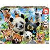 Educa puzzle Llama drama Selfie 1000 dielov a fix lepidlo 18117