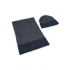 SET ČAPICA A ŠÁL CAMEL ACTIVE GIFT BOX SCARF/HAT NIGHT BLUE CHECK