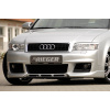 Rieger kompletný predný nárazník new Design pro Audi A4 8E avant, sedan, plast ABS bez povrchovej úpravy, s rebrovaním, pro vozy s ostrekovačmi svetlometov