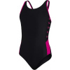Detské plavky - Speedo One -kus kostým. 116 čierna (Speedo vyplní logo loga Splice 116 plavky)