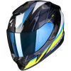 Prilba Scorpion EXO-1400 Evo Air Thelios Black Blue Neon Yellow Veľkosť: L (59-60 cm)