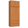 Skriňa s nadstavcom S 90 cm 2D 2SZ CLP olcha
