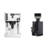 Rancilio Silvia PRO X + Eureka Mignon Zero 55s, BL black