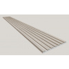 Dekoračný 3D lamelový panel 265x30x1,6 cm podklad MDF Biela lamela CPL Betón Svetlý 3D-BET-BIEL